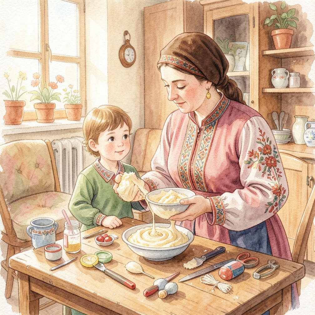 Как сделать пасту из кукурузного крахмала для поделок и детей