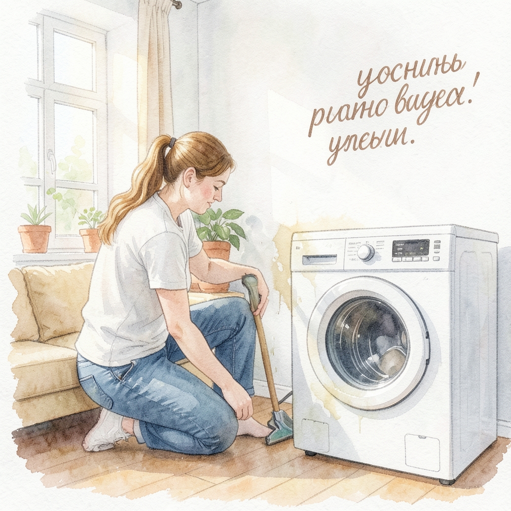 Нанесение раствора на уплотнение
