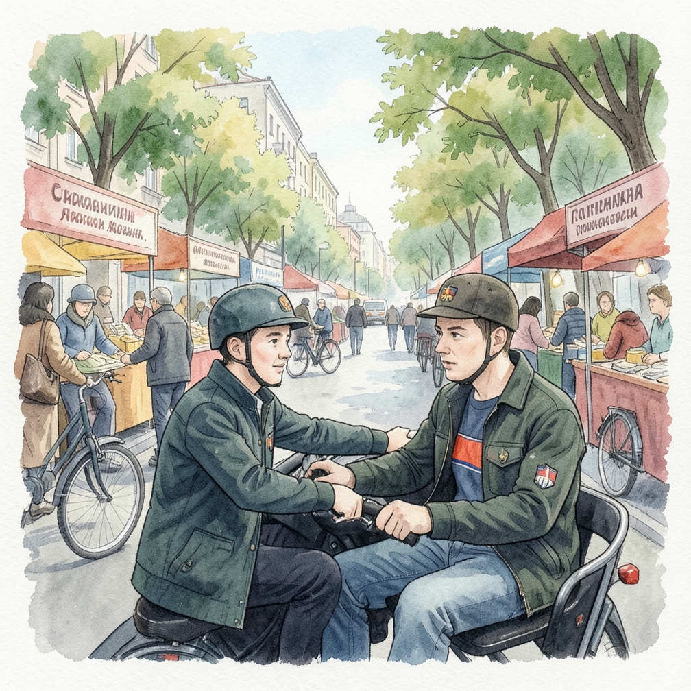 Езжайте с учеником и объясняйте, что вы делаете