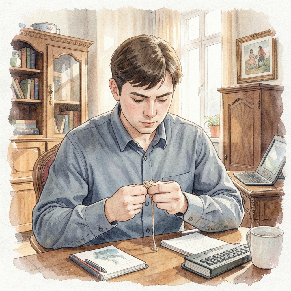 Завяжите шпульку