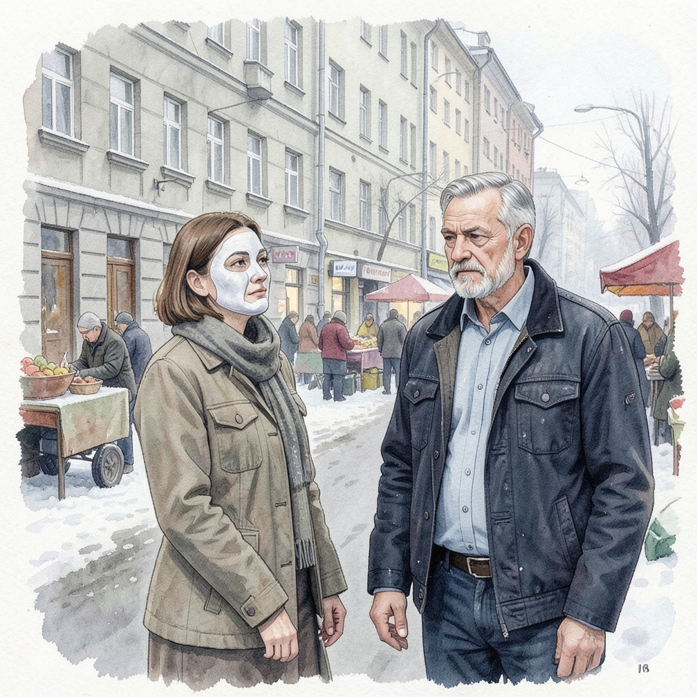 Используйте ночную маску для восстановления кожи.