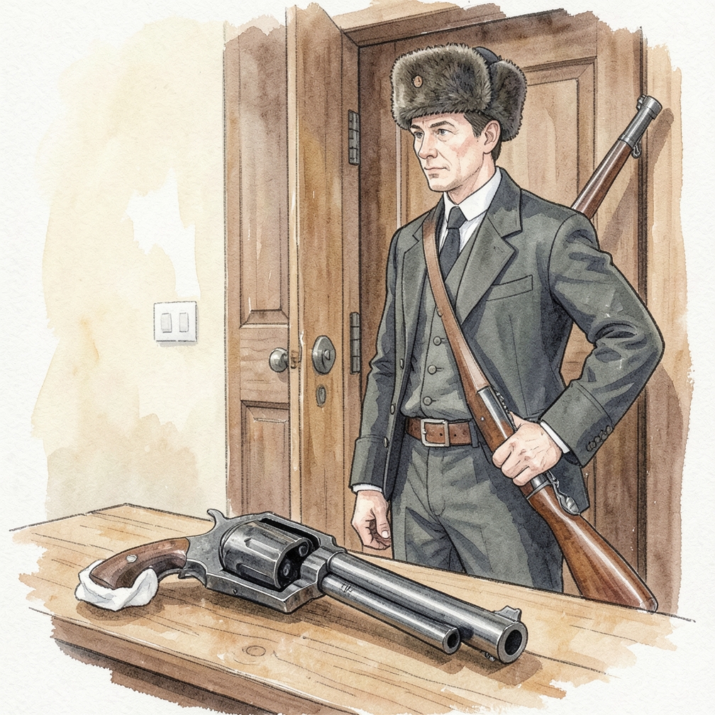 Тщательно очистите оружие