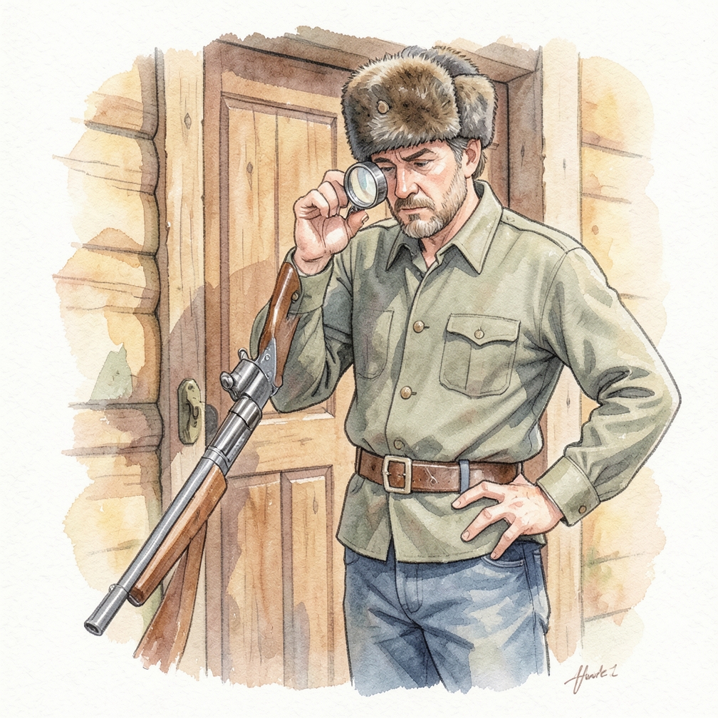 Легко смажьте оружие при сборке