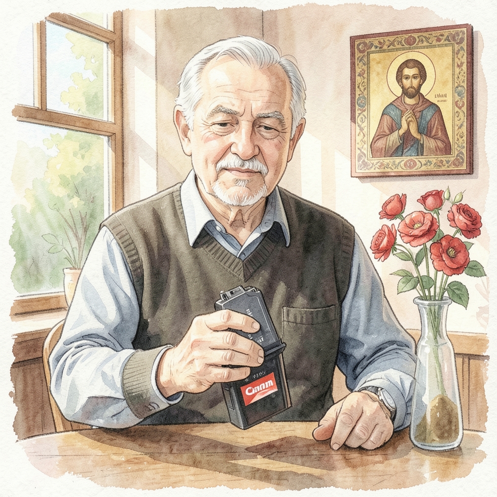 Потрясите картридж