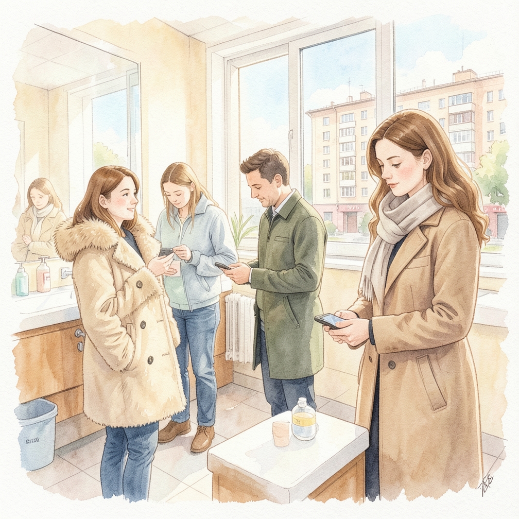 Закрепите пучок и уложите волосы