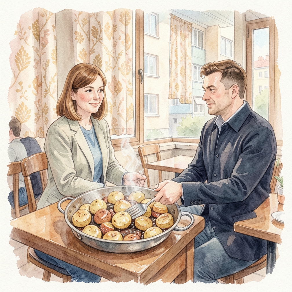 Как правильно запекать русские картофелины шаг за шагом