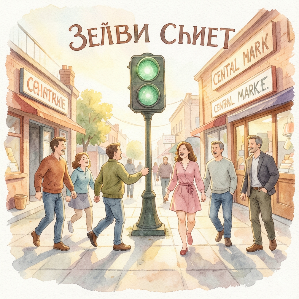 Пусть светофор кричит «Зелёный свет».