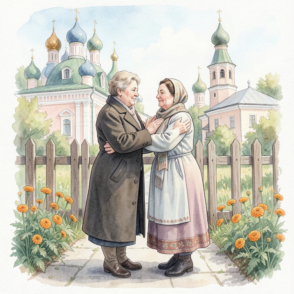Он пытается установить близость