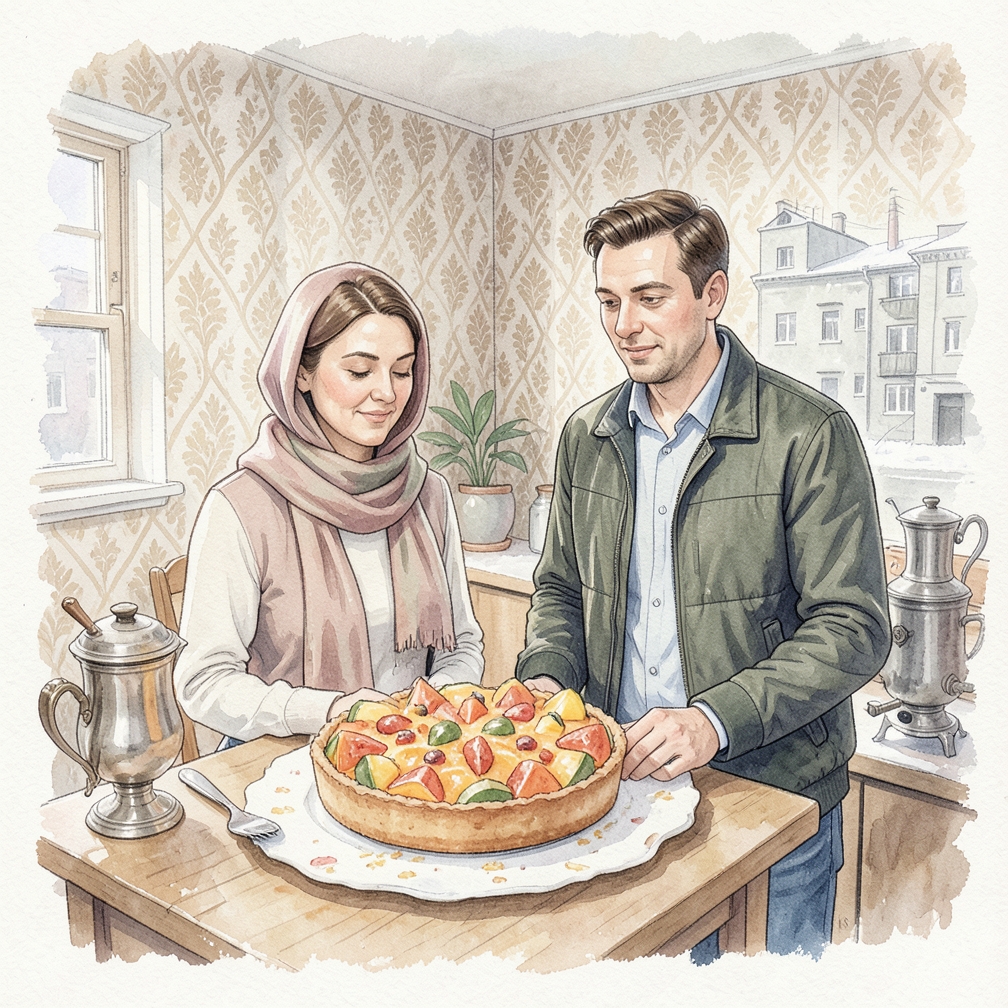 Пирог с мелоном пепино