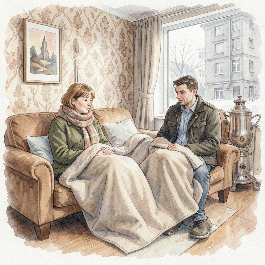 Слои одеял и подушек