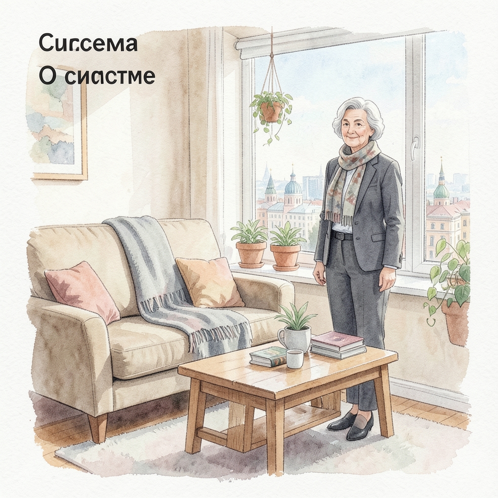 Выберите "О системе"